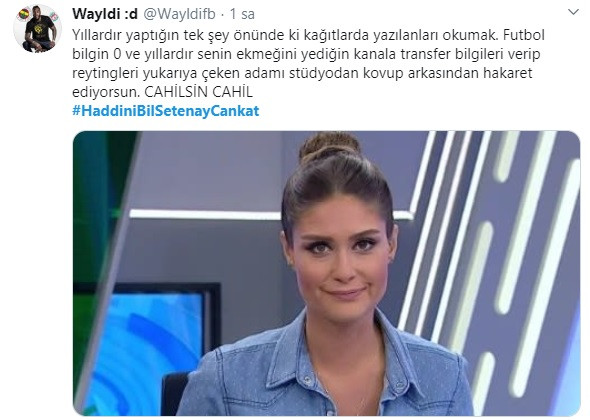 A Spor'da skandal: Setenay Cankat yorumcuyu kovdu! #HaddiniBilSetenayCankat TT oldu - Resim: 3