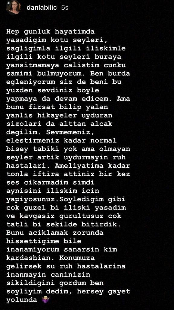 Sevgilisinden ayrılan Danla Bilic’ten ilk açıklama - Resim: 2