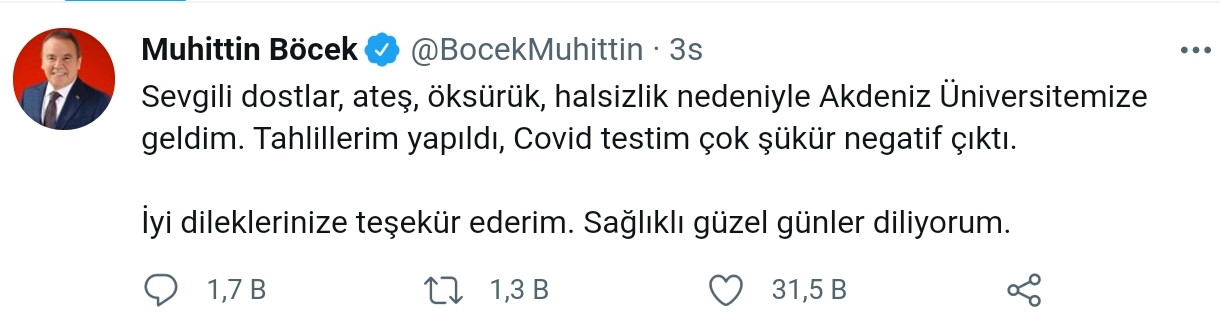 Taburcu Edilen Muhittin Böcek'ten İlk Açıklama - Resim: 1