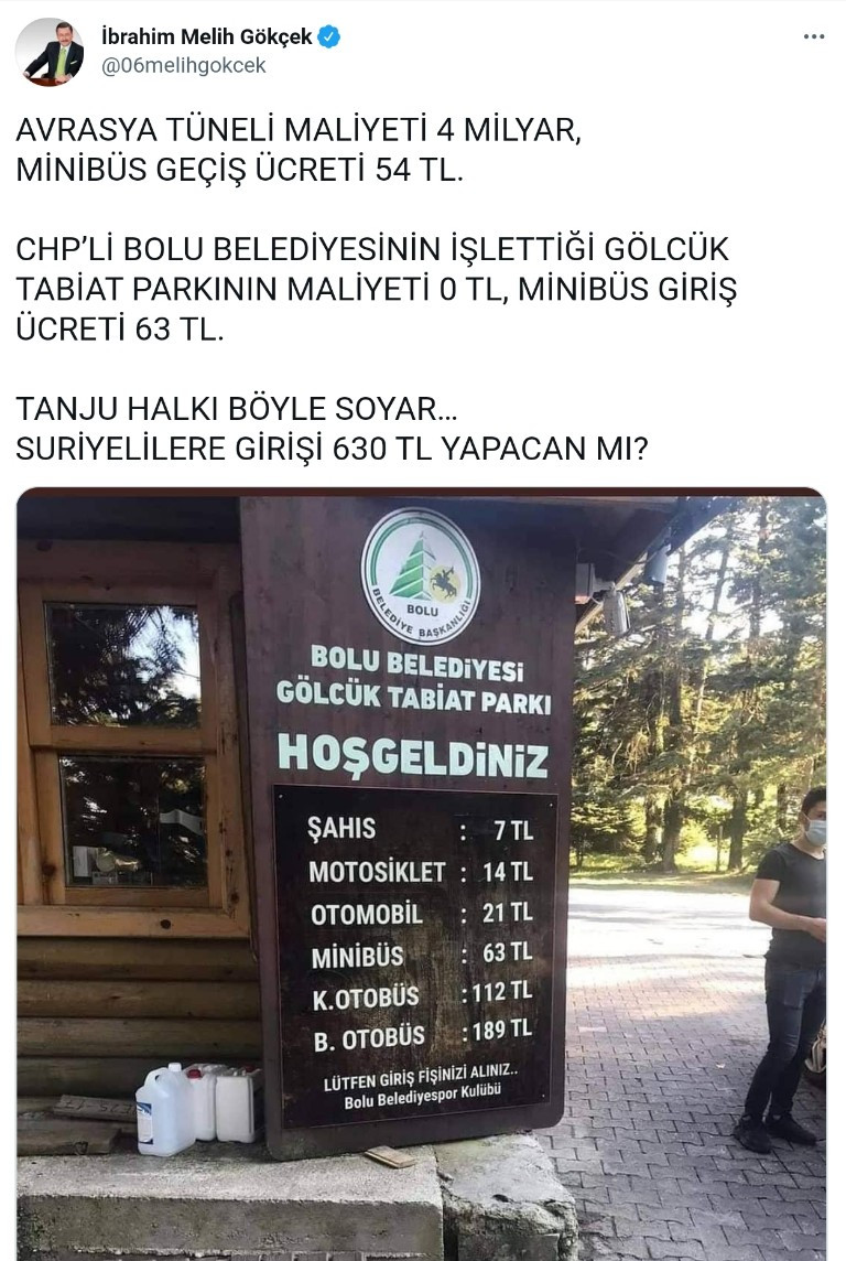 Özcan'dan Bolu Belediyesi'ni Hedef Alan Gökçek'e Yanıt: Parselci Melih! - Resim: 1