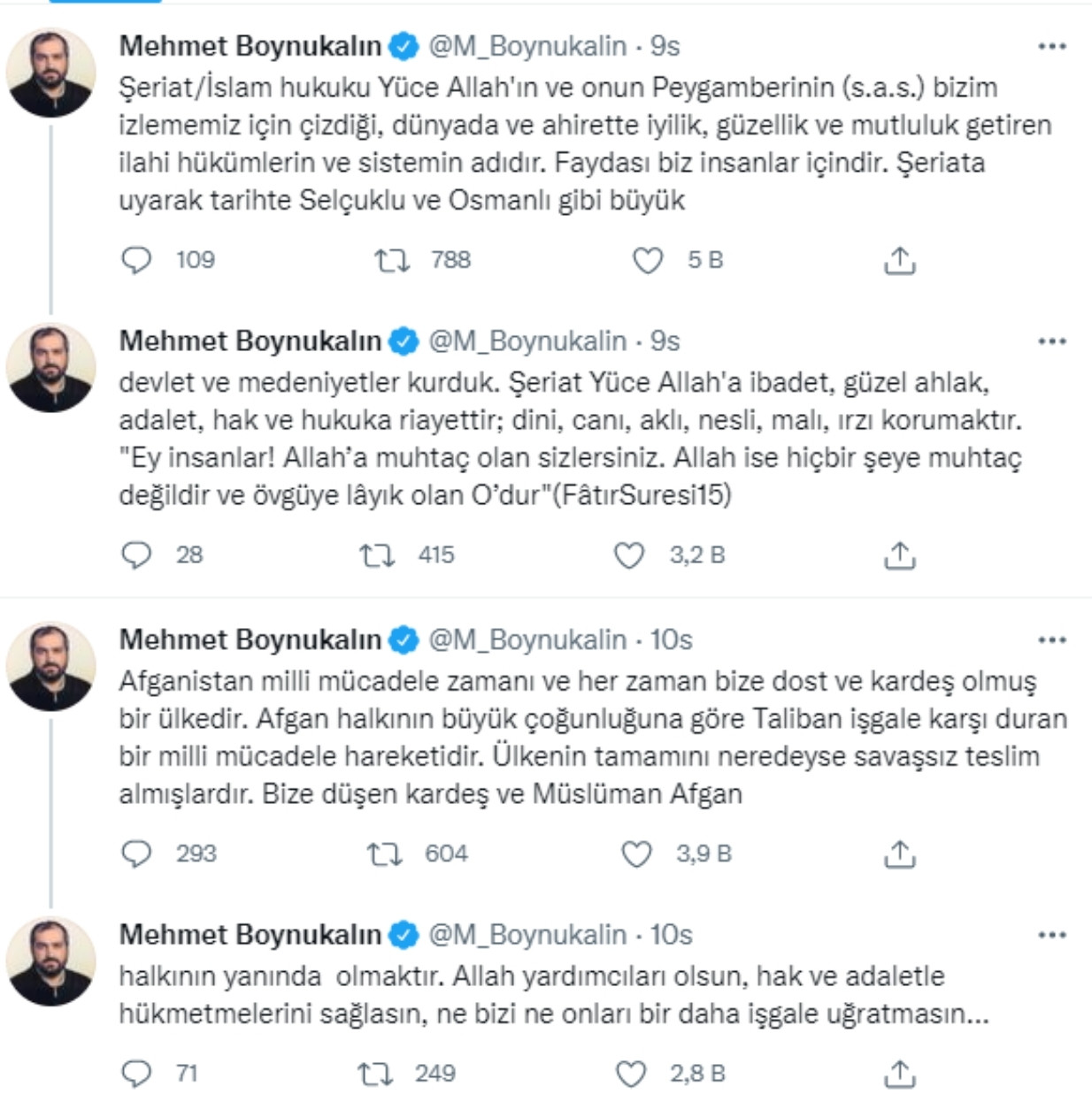 Yobaz Boynukalın Taliban'a Sahip Çıktı! Milli Mücadele Hareketiymiş - Resim: 1
