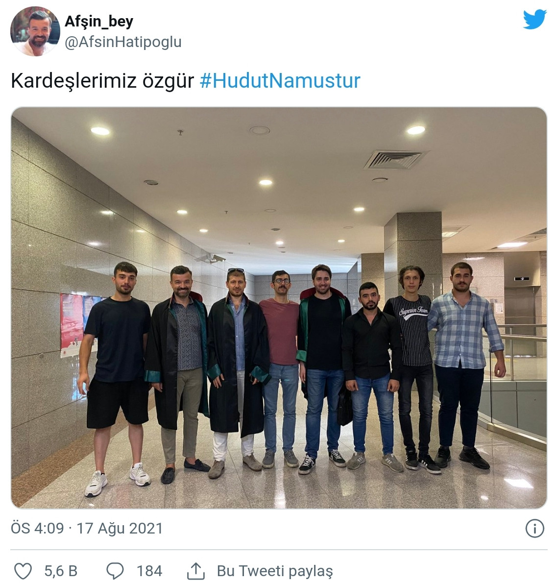 Hudut Namustur Yazılı Pankart Asan 6 Genç Serbest Bırakıldı - Resim: 1