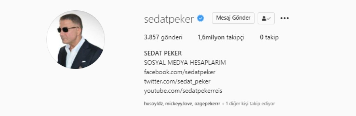 Sedat Peker'in Kısıtlanan Instagram Hesabı Hakkında Flaş Gelişme - Resim: 1