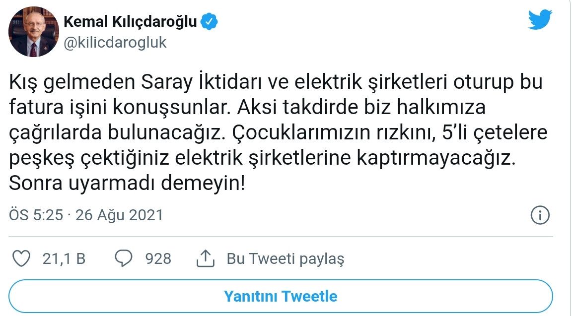 Kılıçdaroğlu'ndan İktidara Flaş 5'li Çete Uyarısı! - Resim: 1