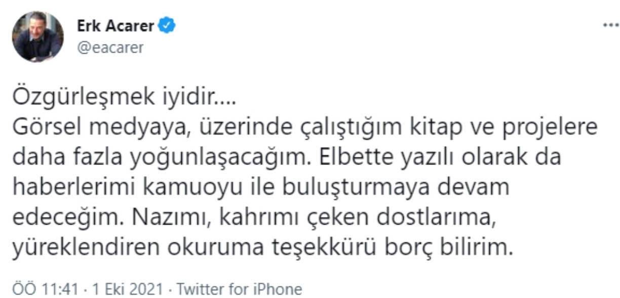 Sedat Peker'in Mesajlarını Yayınlayan Erk Acarer'in İşine Son Verildi - Resim: 1
