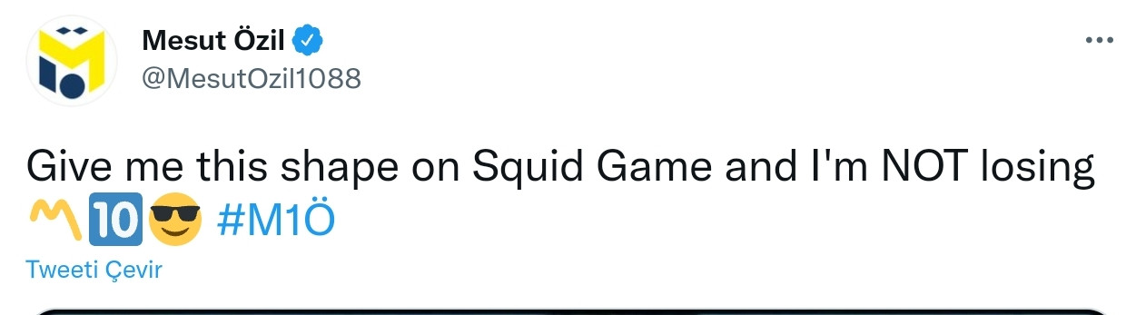 Mesut Özil'den Squid Game Dizisine Göndermeli Paylaşım - Resim: 1