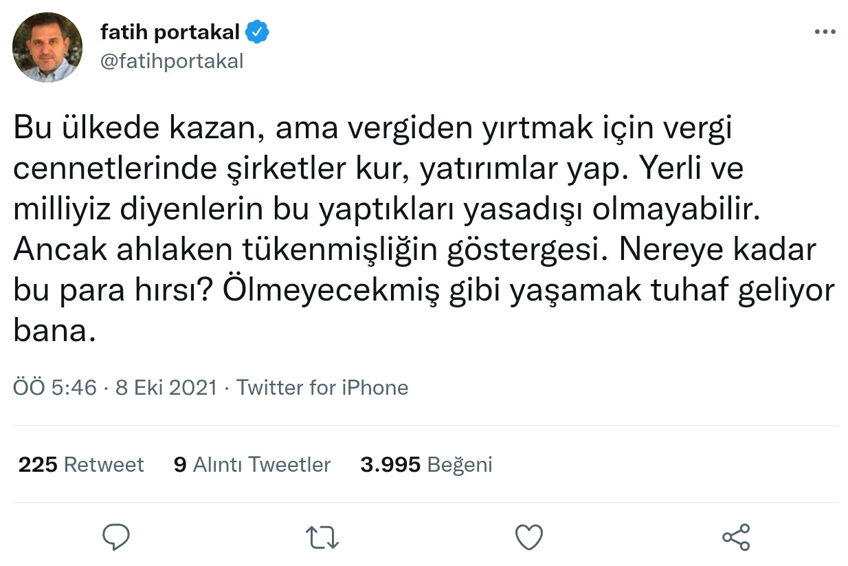 Pandora Belgelerinden Çıkan Demirören'e Fatih Portakal'dan Sert Tepki - Resim: 1