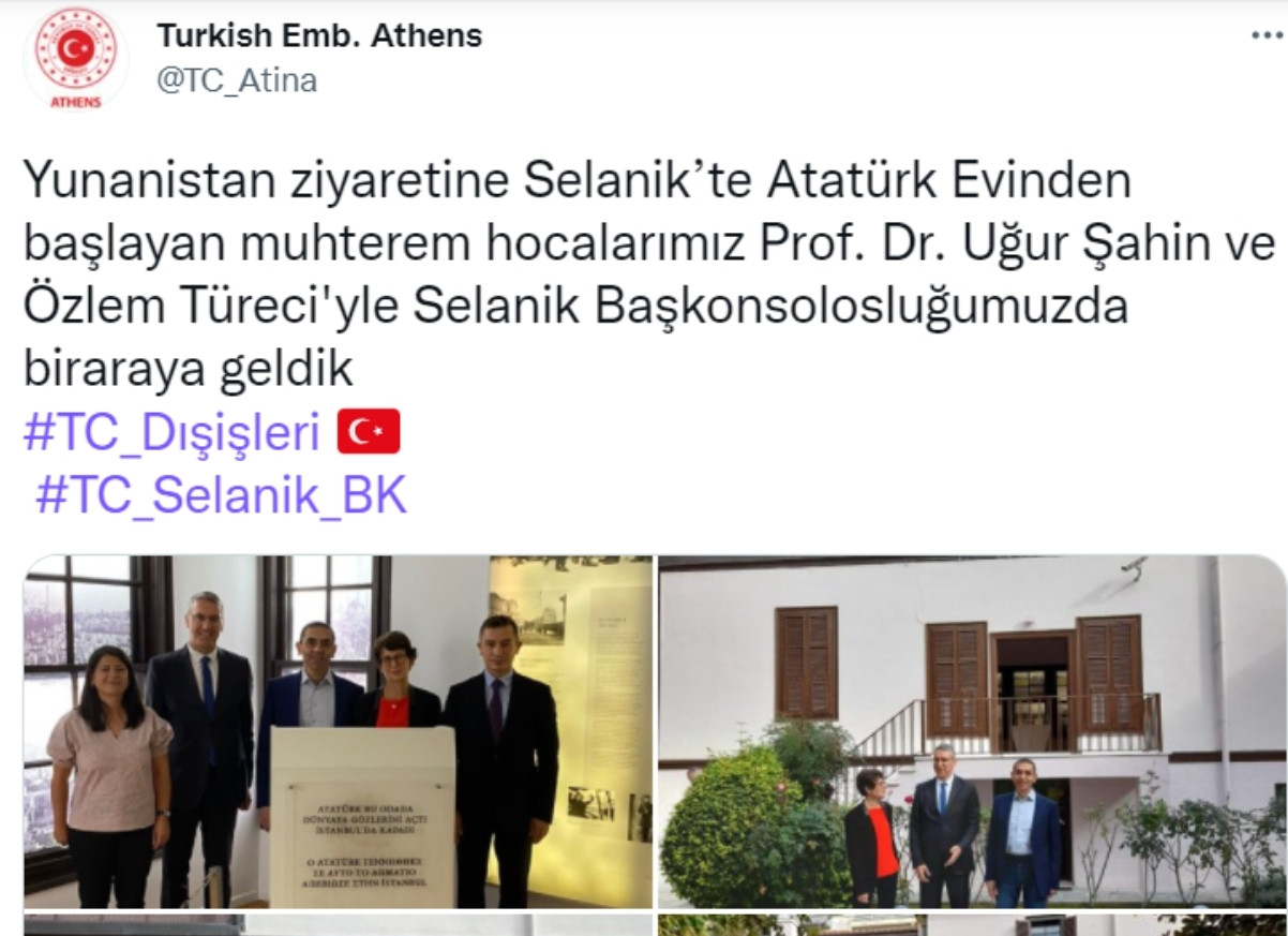 BioNTech'in Kurucuları Türeci ve Şahin'den Atatürk'ün Evine Ziyaret - Resim: 1
