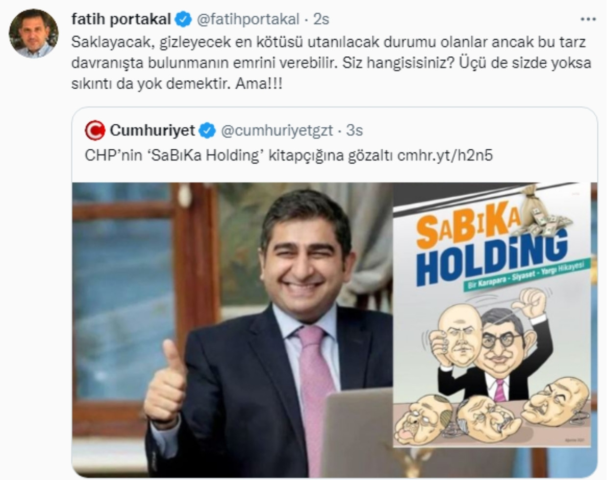 Fatih Portakal'dan Sert SaBıKa Holding Çıkışı - Resim: 1
