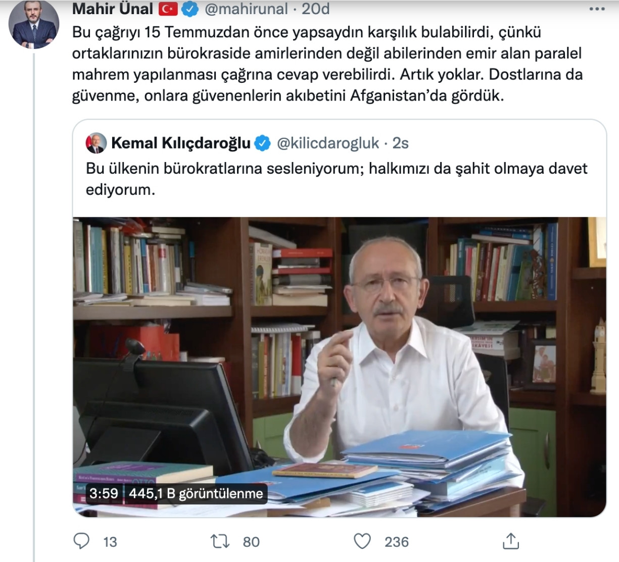 AKP'li Mahir Ünal'dan Kılıçdaroğlu'na: Ateşle Oynuyorsun - Resim: 1