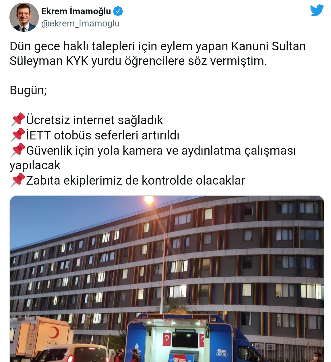 İmamoğlu Sözünü Tuttu: KYK Öğrencilerine Müjde! - Resim: 1