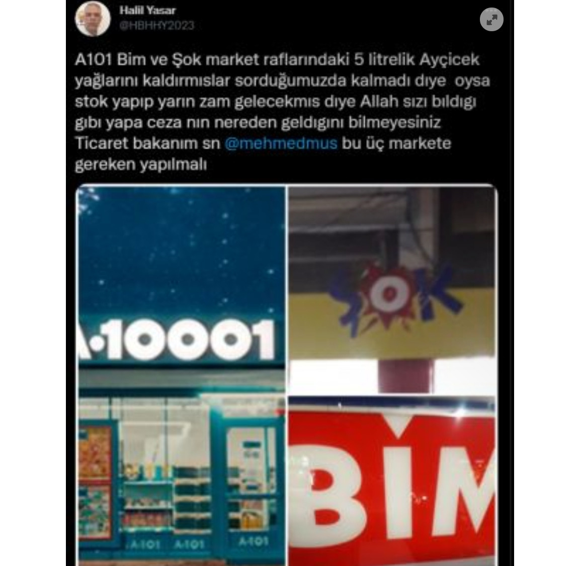 A101 ve BİM'den Ayçiçek Yağı Hilesi: Zamdan Önce Stok Yaptılar - Resim: 1