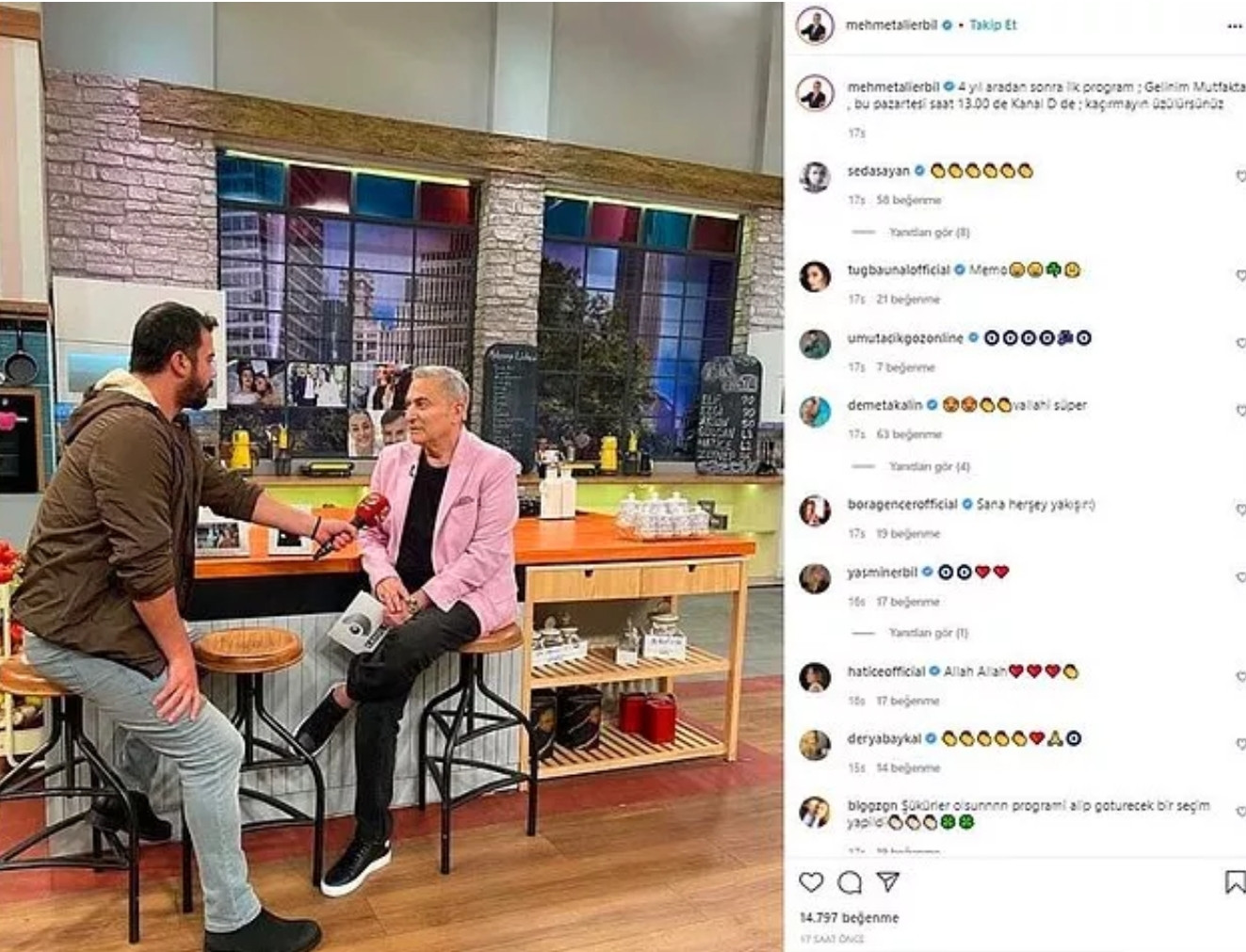 Gelinim Mutfakta'nın Yeni Sunucusu Mehmet Ali Erbil Oldu! - Resim: 1