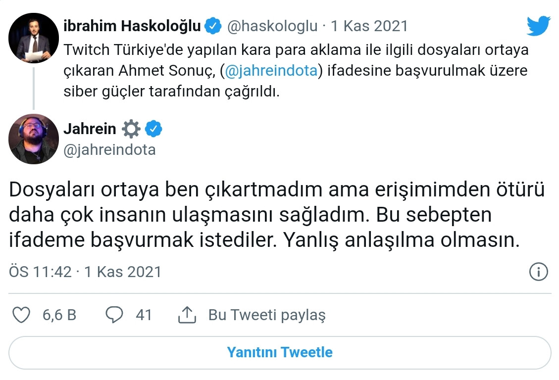 Twitch Skandalında Flaş Gelişme: Ünlü Yayıncı Jahrein Emniyete Çağırıldı - Resim: 1