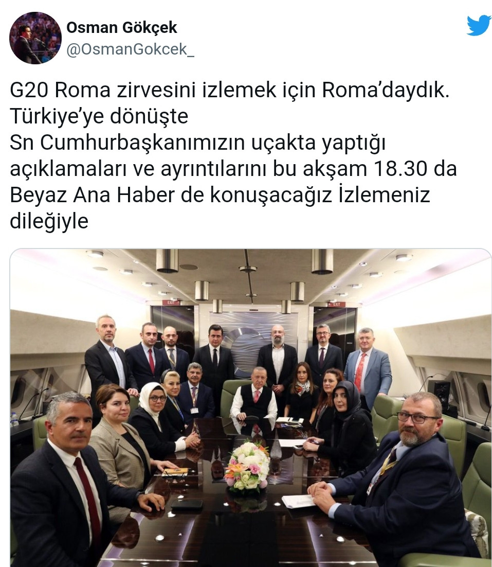 Erdoğan'ın Uçağındaki AKP Medyası Ekibine Flaş Transfer: Osman Gökçek - Resim: 1