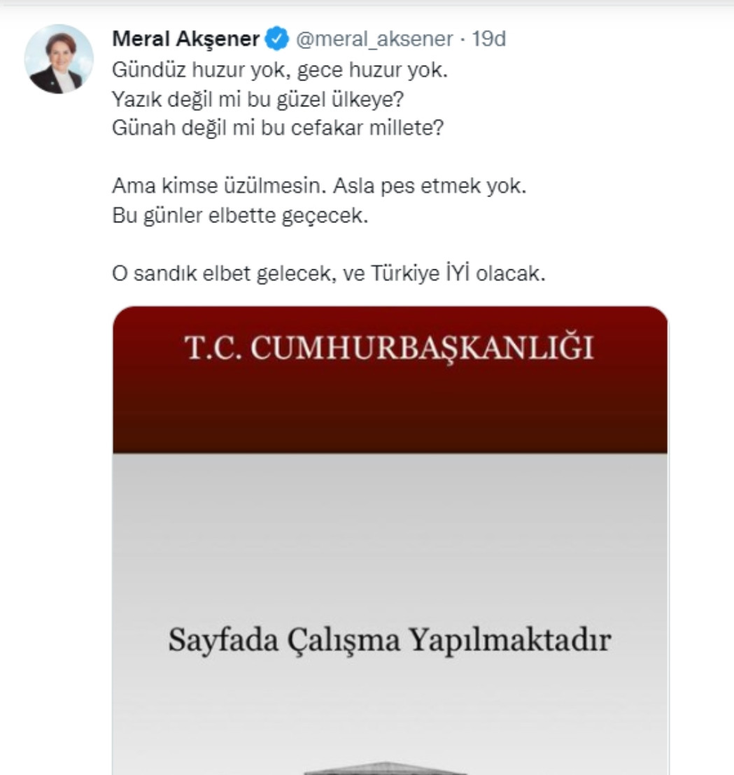 Meral Akşener'den Resmi Gazete Tepkisi: Gündüz Huzur Yok, Gece Huzur Yok - Resim: 1