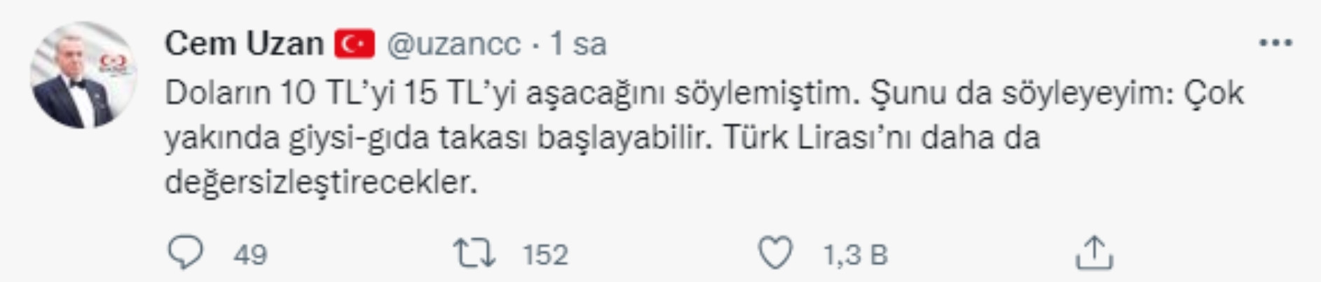 Cem Uzan'dan Dolar Yorumu: Giysi-Gıda Takası Başlayabilir - Resim: 1