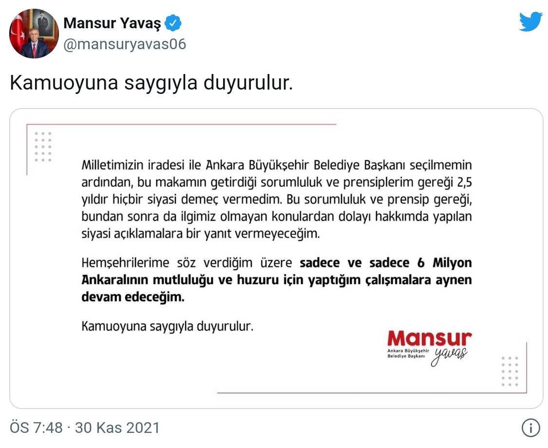 Mansur Yavaş Kendisini Tehdit Eden Bahçeli'ye Nasıl Yanıt Verdi? - Resim: 1
