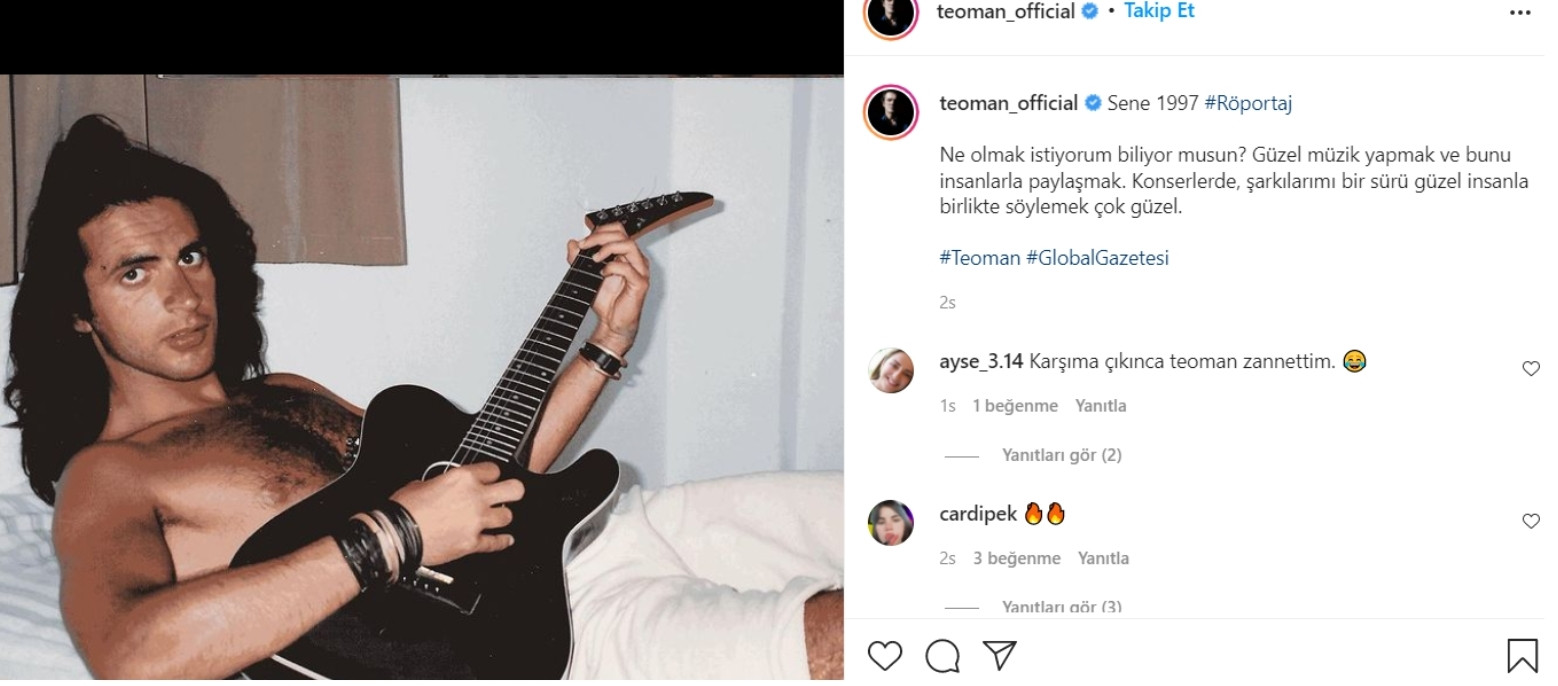 Teoman Eski Fotoğrafı ile Gündem Oldu: Ne Olmak İstiyorum Biliyor musun? - Resim: 1