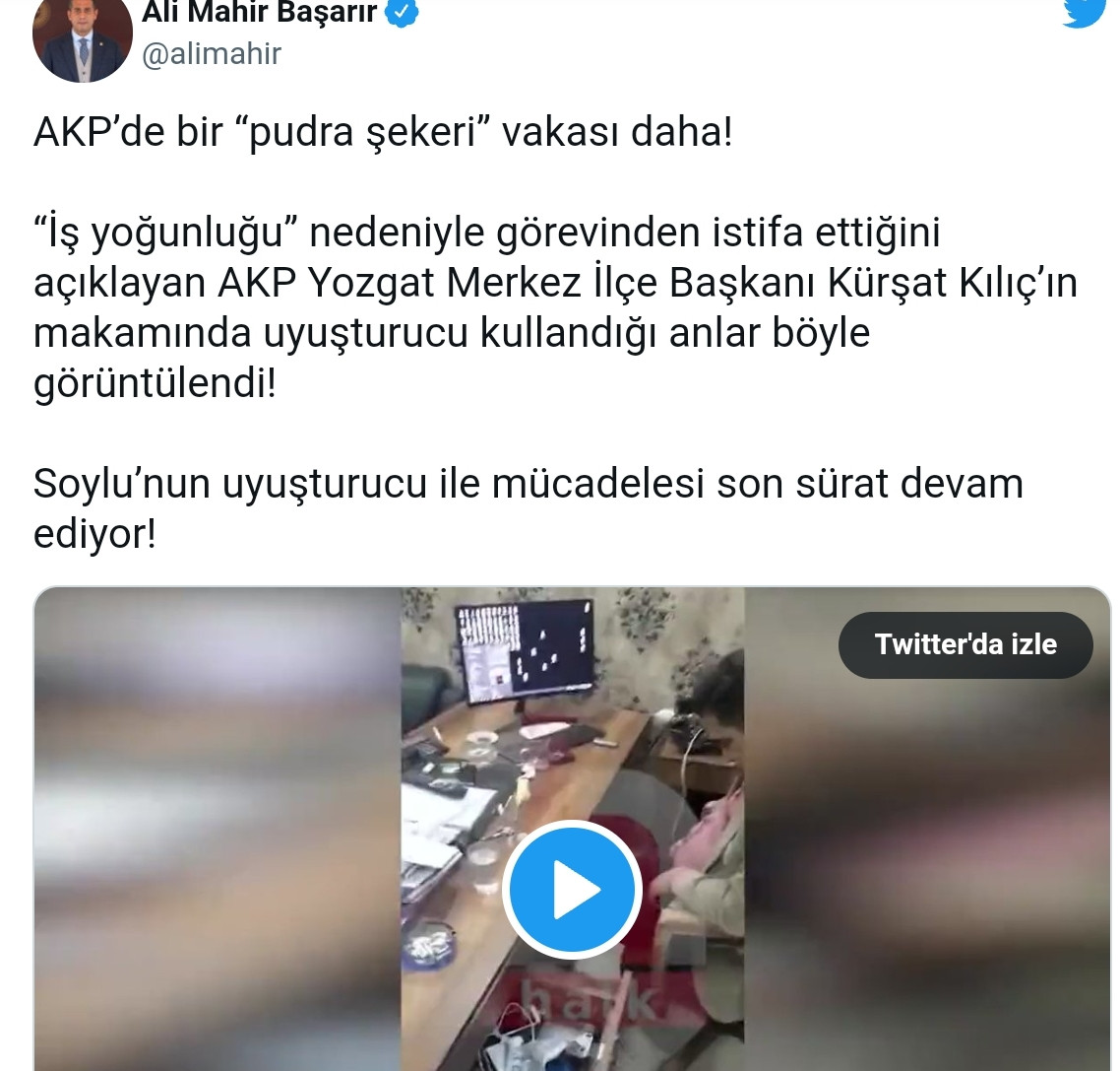 CHP'li Başarır'dan Soylu'ya Yeni Pudra Şekeri Vakası Tepkisi - Resim: 1