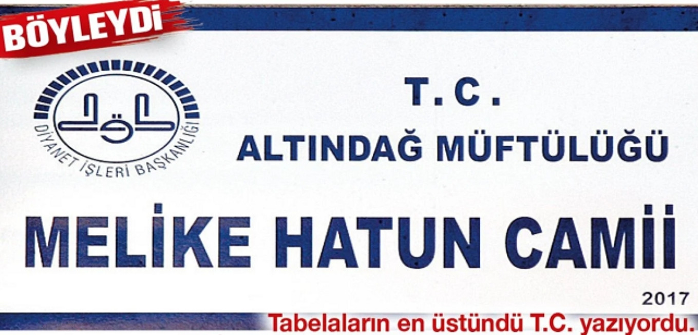 Diyanet Cami Tabelasındaki T.C. İbaresini Kaldırıyor - Resim: 1