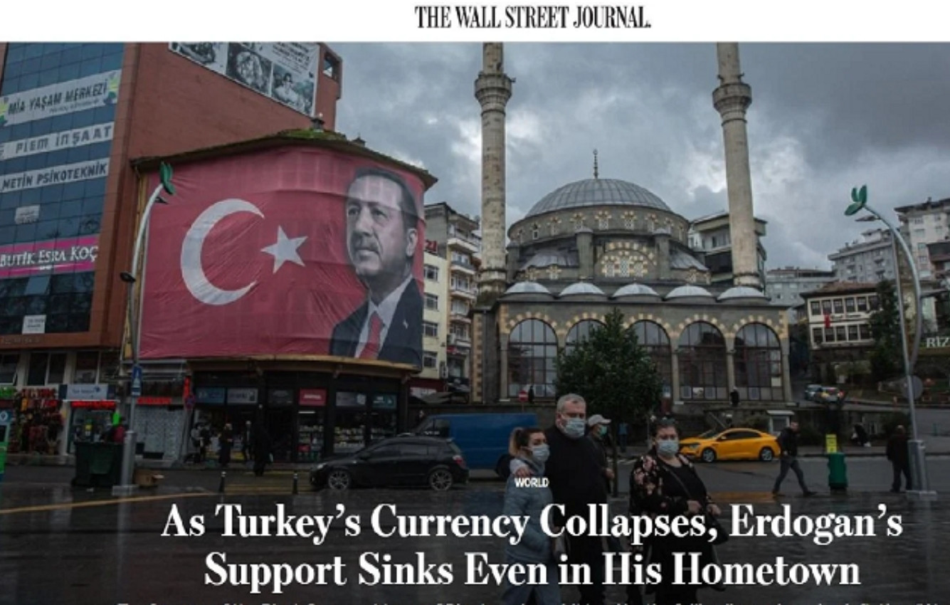 Wall Street Journal'dan Çarpıcı Analiz: Erdoğan'ın Memleketi Rize'de Bile Destek Azalıyor - Resim: 1