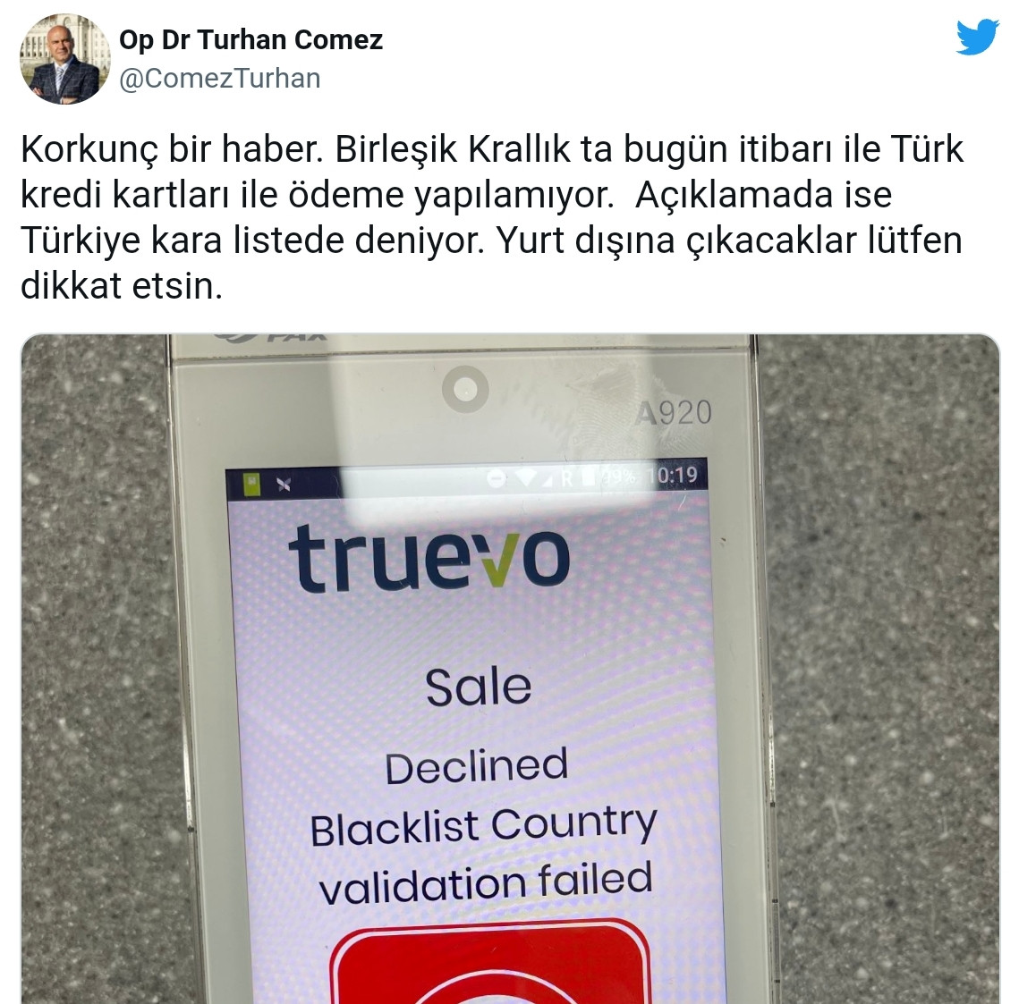 İngiltere'de Türk Kredi Kartları Kullanıma Kapatıldı - Resim: 1