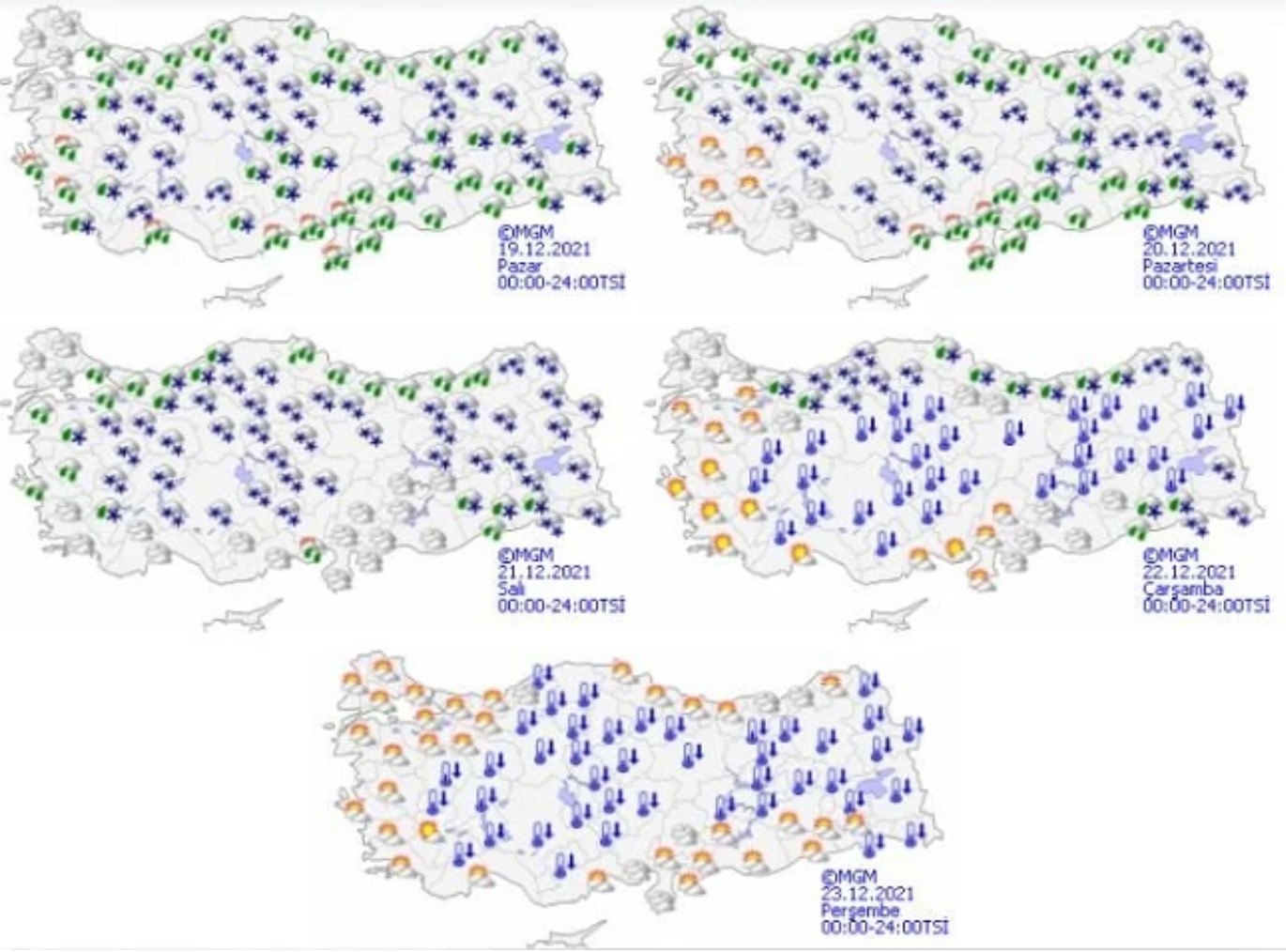 Meteoroloji Yurt Genelini Uyardı: Kar Yağışı Günlerce Sürecek - Resim: 1