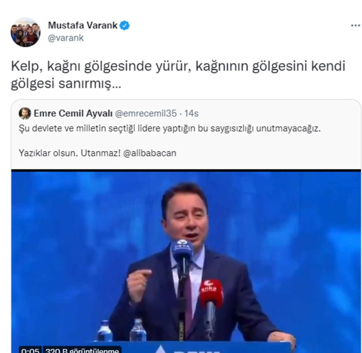 Bakan Varank Ali Babacan'a Köpek Benzetmesi Yaptı - Resim: 1