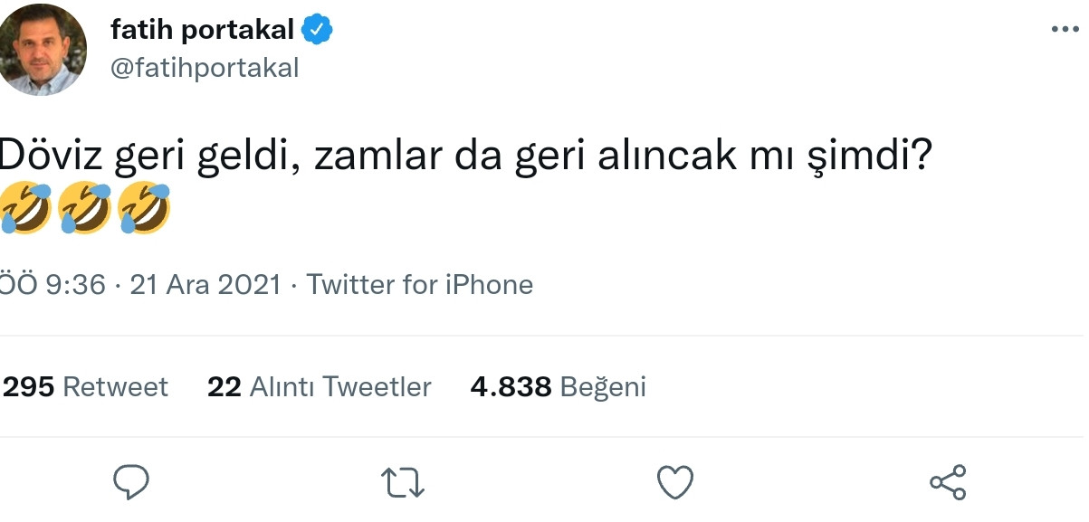 Fatih Portakal'dan Dolar Yorumu: Zamlar da Geri Alınacak mı Şimdi? - Resim: 1