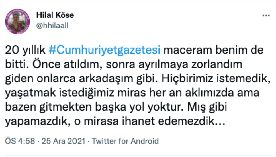 Cumhuriyet'te İstifalar Devam Ediyor: Mirasa İhanet Edemezdik - Resim: 1