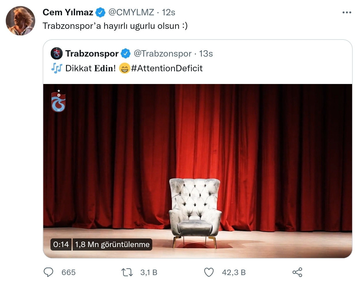Cem Yılmaz'dan Trabzonspor'a Yanıt Geldi - Resim: 1