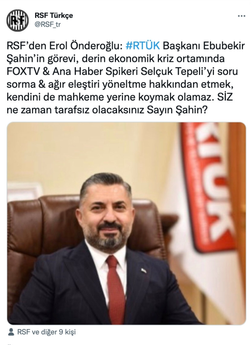 RTÜK Başkanı'na Zor Soru: Siz Ne Zaman Tarafsız Olacaksınız? - Resim: 1