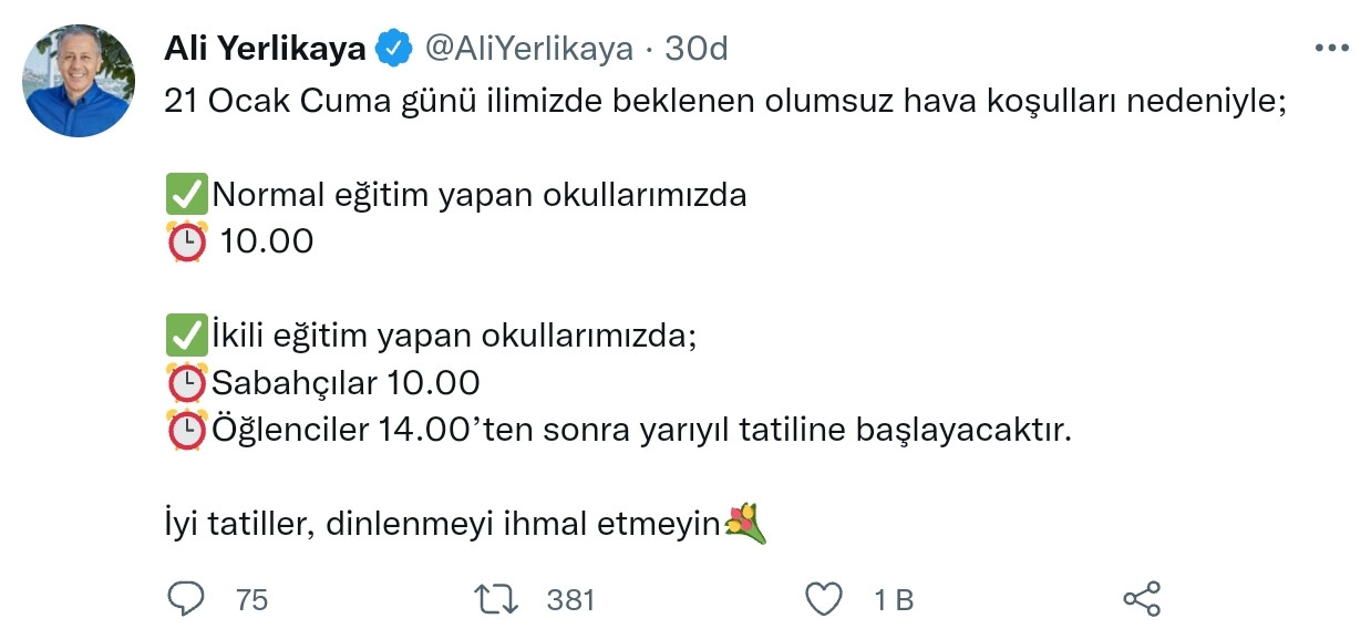 Son Dakika Haberleri: İstanbul'da Yarıyıl Tatili Saatleri Değişti! Karneler Saat 10'da Verilecek - Resim: 1