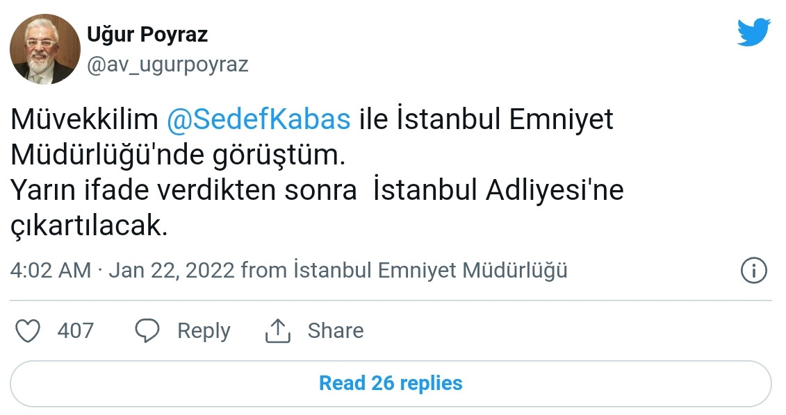 Gazeteci Sedef Kabaş Gözaltına Alındı - Resim: 1