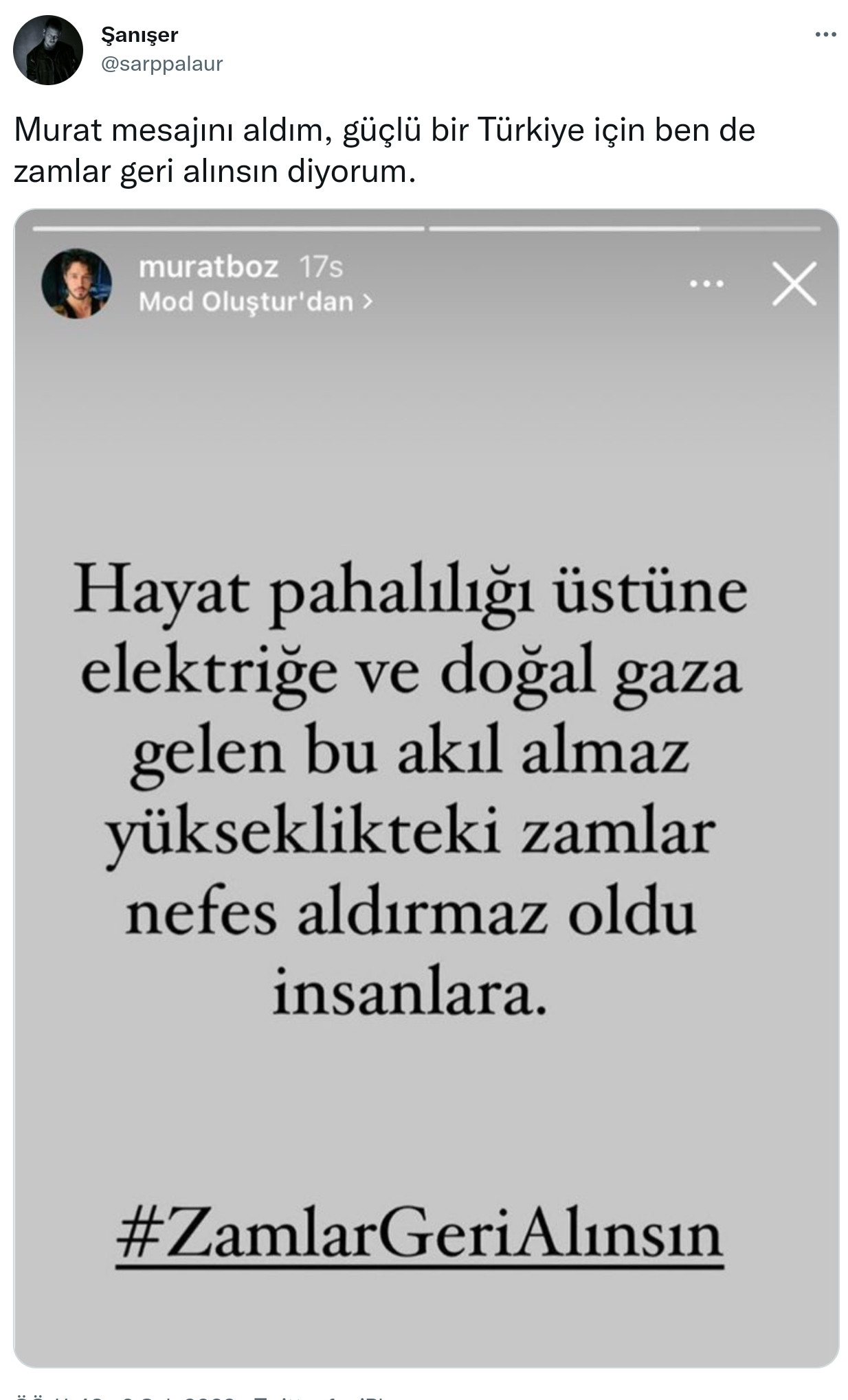 Şanışer'den Murat Boz'a Referandum Göndermesi - Resim: 1