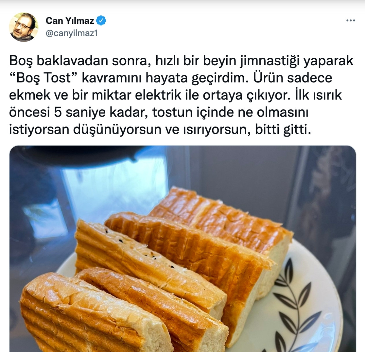 Can Yılmaz'dan Boş Baklava Göndermesi: Boş Tost! - Resim: 2