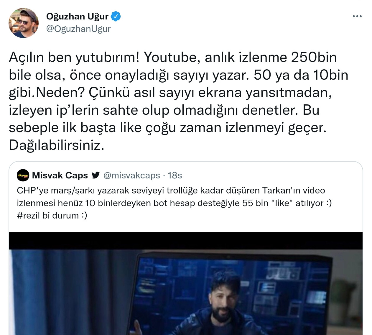 Geççek Şarkısındaki Bot İddiasını Oğuzhan Uğur Çökertti - Resim: 1