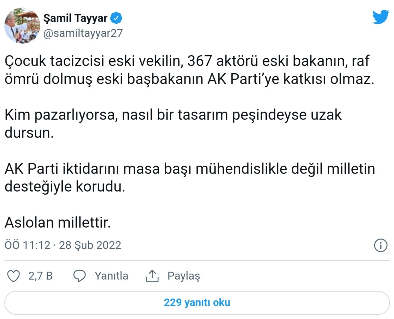 AKP'li Tayyar'dan Partisine Çok Sert Eleştiri: Çocuk Tacizcisi... - Resim: 1