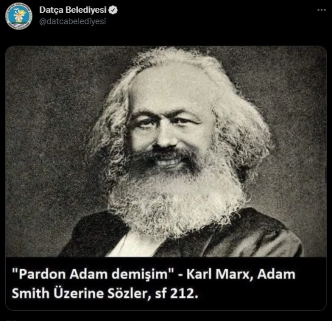 Datça Belediyesi Karl Marx Yerine Suavi'nin Fotoğrafını Kullandı: Twitter'da Gündem Oldu - Resim: 2