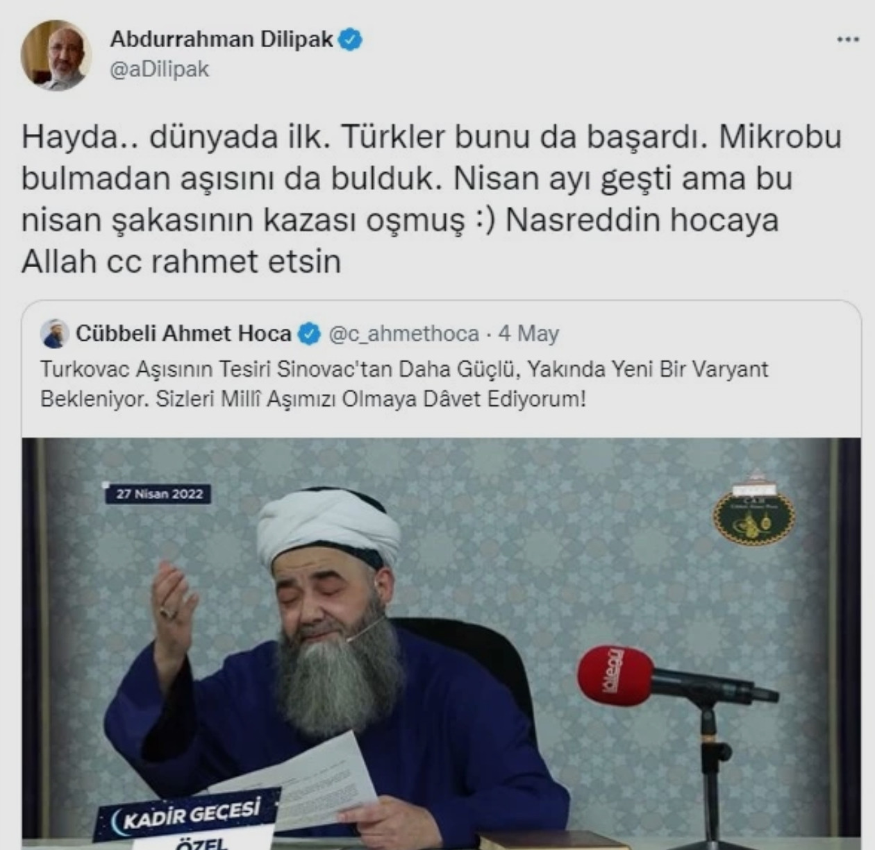 Yobaz Akit Yazarı Dilipak ve Cübbeli Ahmet Turkovac Yüzünden Birbirine Girdi - Resim: 2