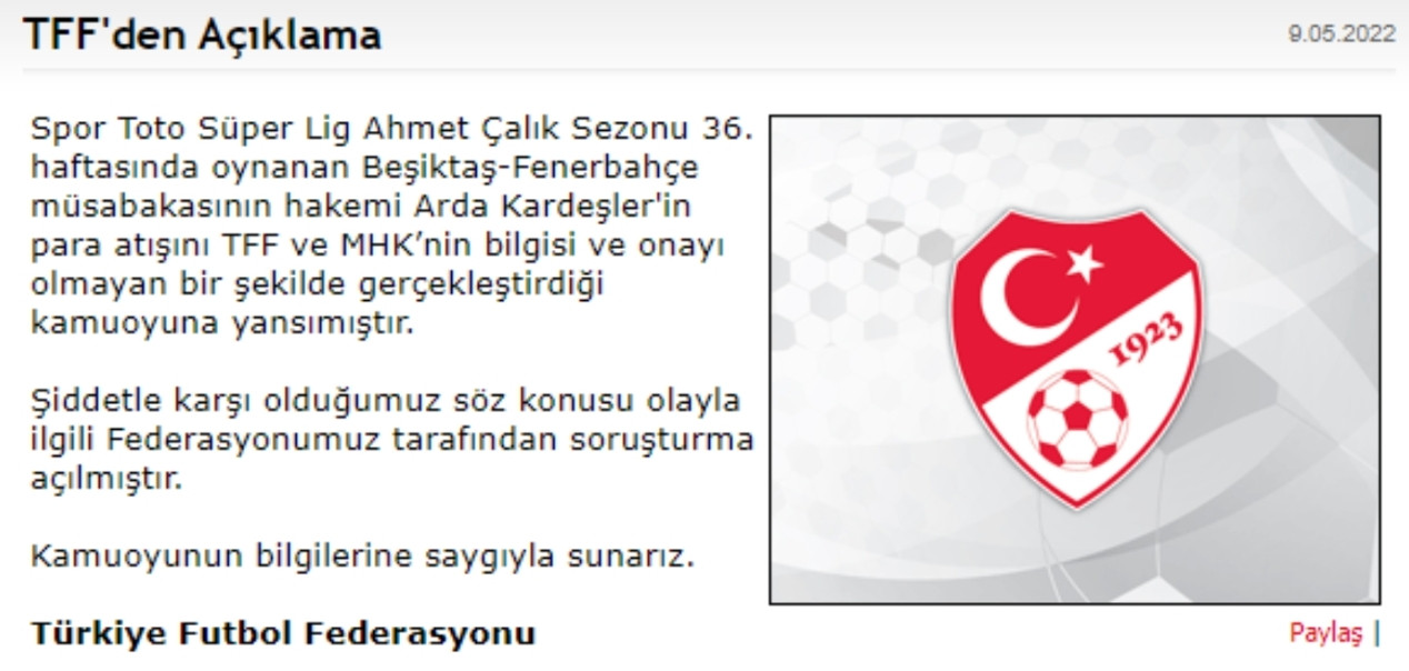 Derbi Maçının Hakemine Kripto Soruşturması - Resim: 1