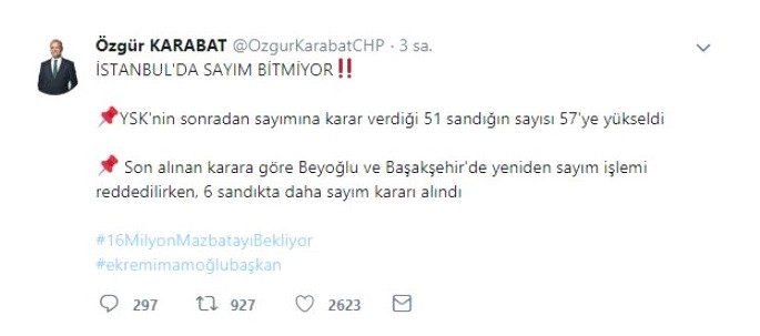 İstanbul'da İtiraz Edilen 57 Sandıktan 51'inin Sayımı Tamamlandı! - Resim: 2