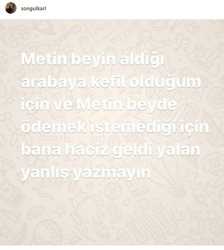 Songül Karlı’dan haciz yalanlaması: Haciz bana geldi ama… - Resim: 1