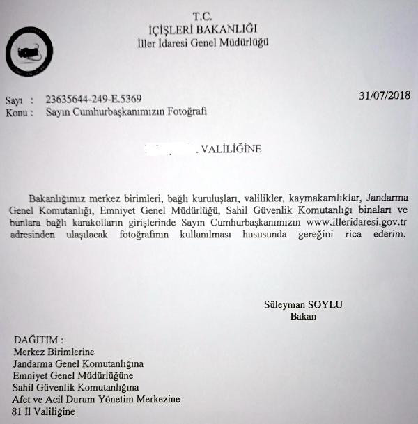 Süleyman Soylu'dan Erdoğan fotoğrafı talimatı - Resim: 1