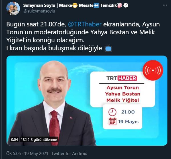 Erdoğan'ın Ekibi Soylu'nun Canlı Yayınını Sabote mi Etti? - Resim: 1