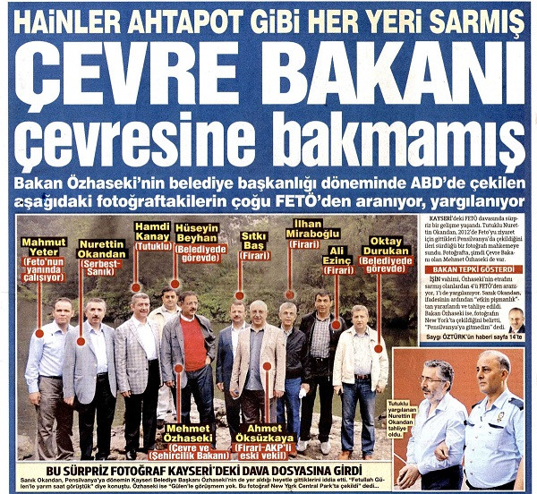 AKP’li Bakanın FETÖ’cülerle fotoğrafı mahkemede delil oldu - Resim: 1