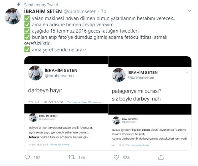 İbrahim Seten'den Rıdvan Dilmen'e sinkaflı yanıt - Resim: 1