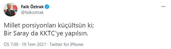 CHP'li Öztrak'tan Emine Erdoğan Göndermeli Kıbrıs Müjdesi Tepkisi - Resim: 1