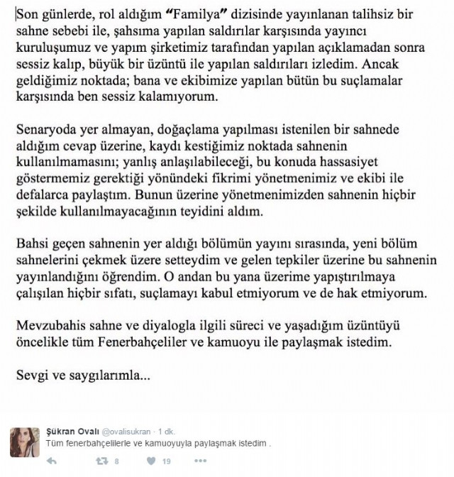 Şükran Ovalı'dan o sahneyle ilgili açıklama geldi! - Resim: 1
